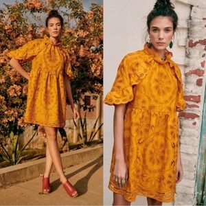 Sezane Nicole dress in Saffron size 36/4